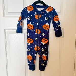 Hanna Andersson Snoopy Halloween Print Zip Sleeper Pajamas 70 cm/ 6-12m